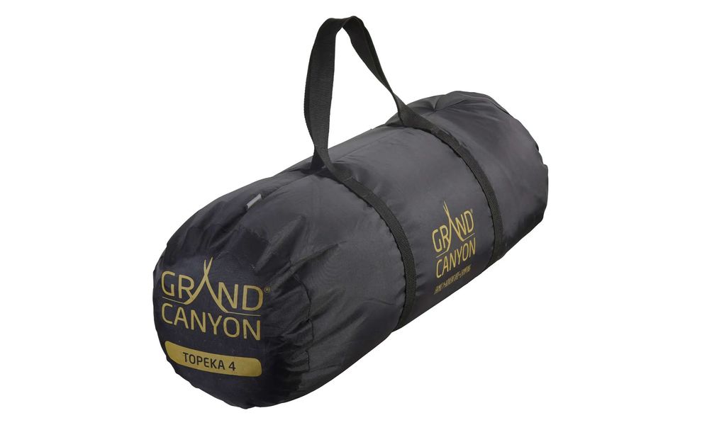 4-місний намет Grand Canyon Topeka 4: двошаровий, з тамбуром, Кількість місць: 4, Матеріал каркасу: склопластик, Колір: Capulet Olive, зображення 15