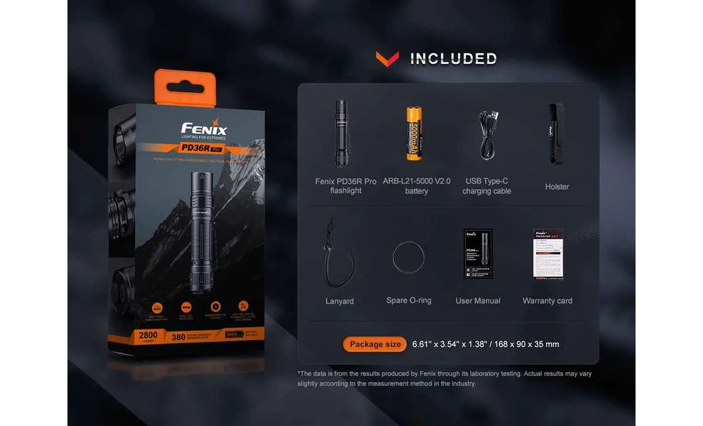 Ліхтар ручний Fenix PD36R Pro, зображення 16