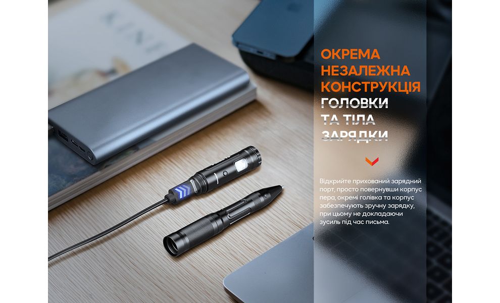 Ліхтар ручний Fenix T6 (Black), Колір корпусу: Black, зображення 12