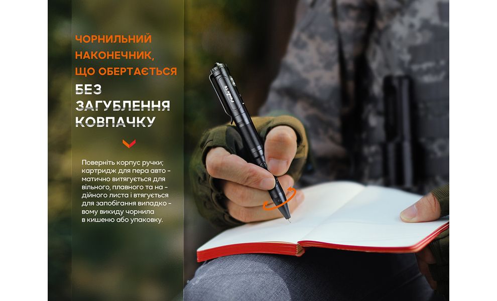 Ліхтар ручний Fenix T6 (Black), Колір корпусу: Black, зображення 7