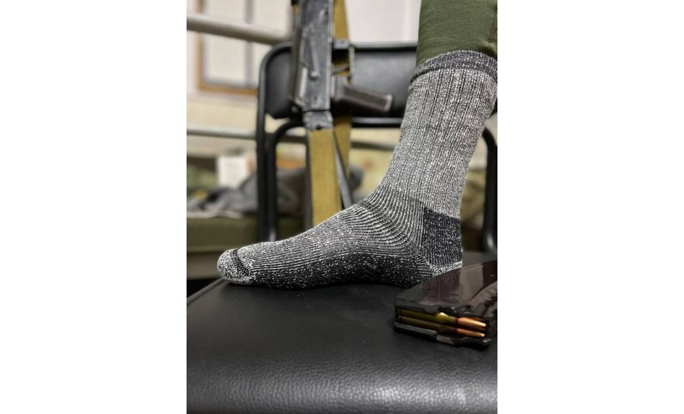 Трекінгові шкарпетки дитячі Aclima HotWool (Grey Melange), Колір: Grey Melange, Розмір: 24-27, зображення 6