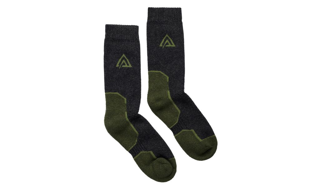 Трекінгові шкарпетки дитячі Aclima WarmWool (Olive Night/Dill/Marengo), Колір: Olive Night/Dill/Marengo, Розмір: 28-31, зображення 2