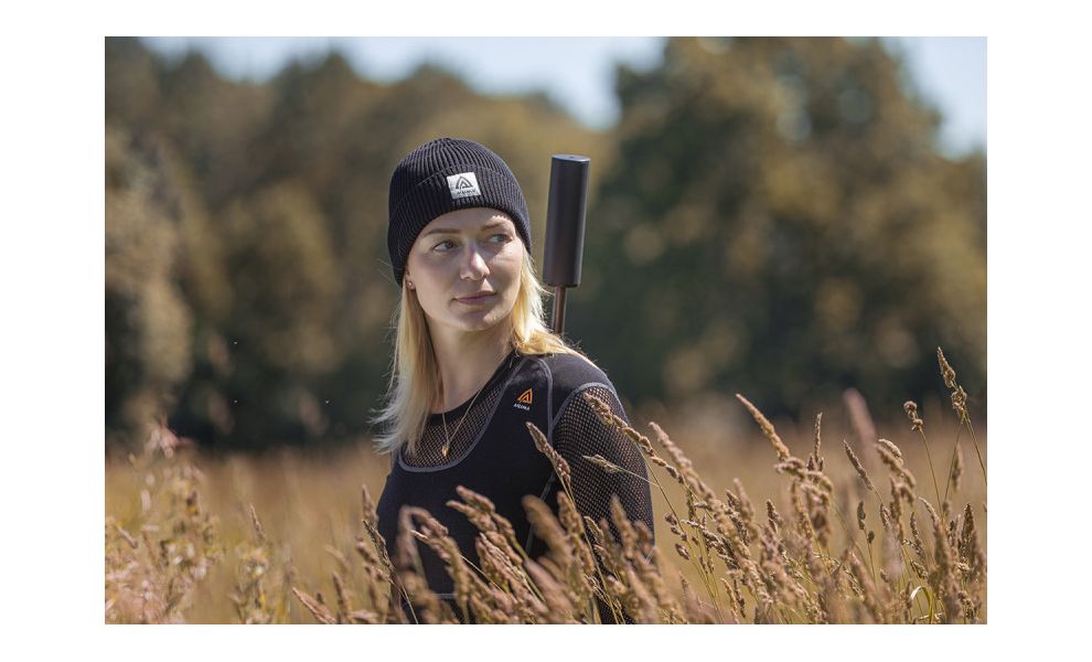 Термокофта жіноча Aclima WoolNet 120 Crew Neck (123/Jet Black), Колір виробника: Jet Black, Розмір виробника: L, зображення 5