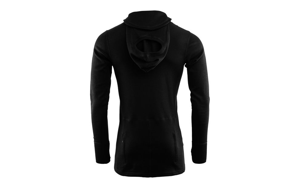 Термокофта чоловіча Aclima WarmWool 200 Hood (123/Jet Black), Колір виробника: Jet Black, Розмір виробника: XL, зображення 2