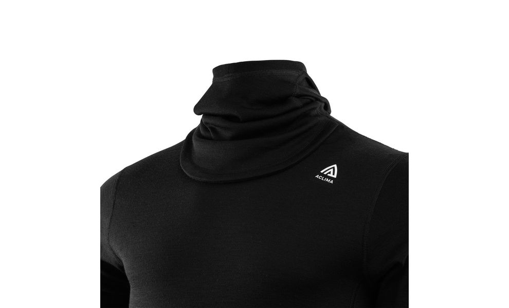 Термокофта чоловіча Aclima WarmWool 200 Hood (123/Jet Black), Колір виробника: Jet Black, Розмір виробника: XL, зображення 5