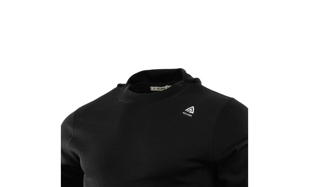 Термокофта чоловіча Aclima WarmWool 200 Hood (123/Jet Black), Колір виробника: Jet Black, Розмір виробника: L, зображення 6