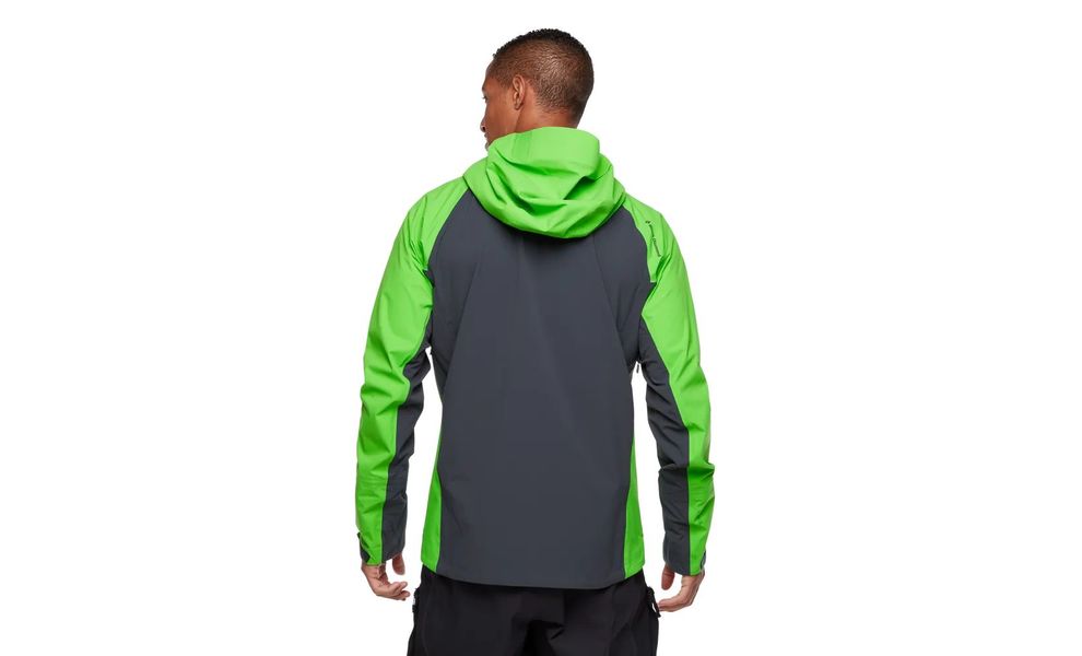 Штормівка чоловіча Black Diamond Dawn Patrol Hybrid - 745004 (3048/Vibrant Green), Колір виробника: 3048/Vibrant Green, Розмір: M, зображення 3