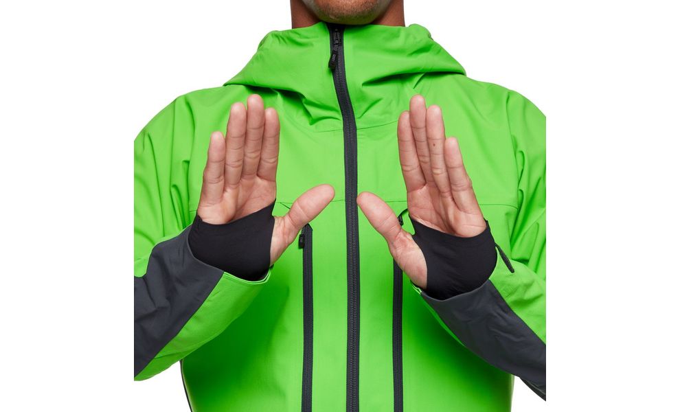 Штормівка чоловіча Black Diamond Dawn Patrol Hybrid - 745004 (3048/Vibrant Green), Колір виробника: 3048/Vibrant Green, Розмір: M, зображення 6