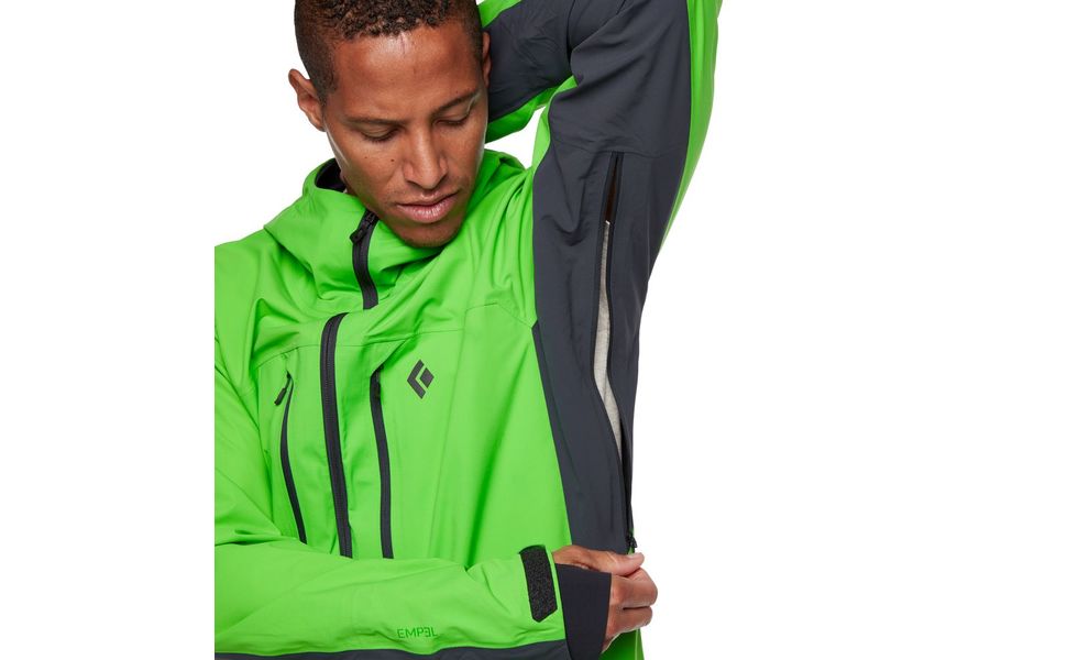 Штормівка чоловіча Black Diamond Dawn Patrol Hybrid - 745004 (3048/Vibrant Green), Колір виробника: 3048/Vibrant Green, Розмір: M, зображення 7