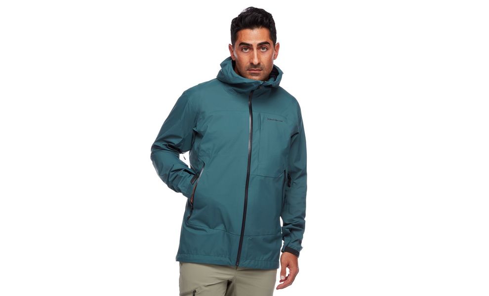 Штормівка чоловіча Black Diamond Highline - 745000 (3028/Raging Sea), Колір виробника: 3028/Raging Sea, Розмір: M, зображення 2
