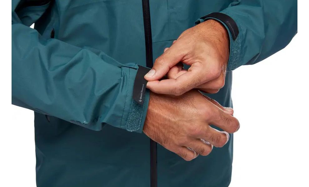Штормівка чоловіча Black Diamond Highline - 745000 (3028/Raging Sea), Колір виробника: 3028/Raging Sea, Розмір: M, зображення 6