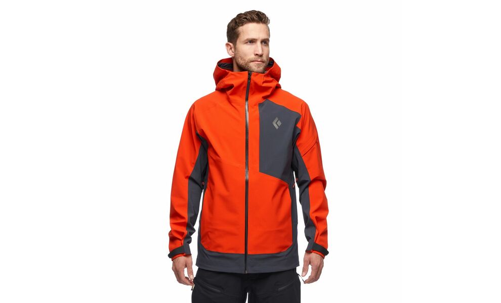 Лижна куртка чоловіча Black Diamond Recon - K6HI (9173/Octane-Carbon), Колір виробника: 9173/Octane/Carbon, Розмір: XL, зображення 2