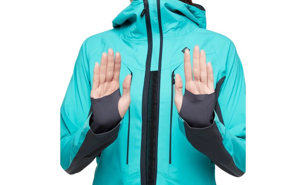 Штормівка жіноча Black Diamond Dawn Patrol Hybrid - 745005 (4050/Dark Patina), Колір виробника: 4050/Dark Patina, Розмір: XS, зображення 5