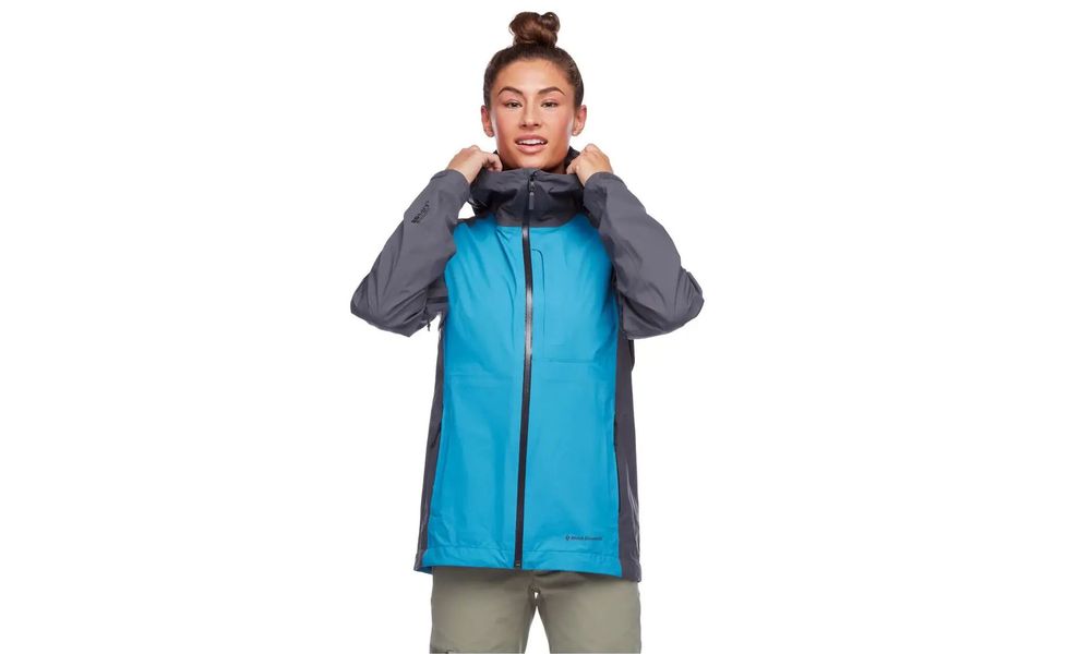 Штормівка жіноча Black Diamond Highline - 745001 (9143/Fjord Blue-Anthracite), Колір виробника: 9143/Fjord Blue/Anthracite, Розмір: S, зображення 2