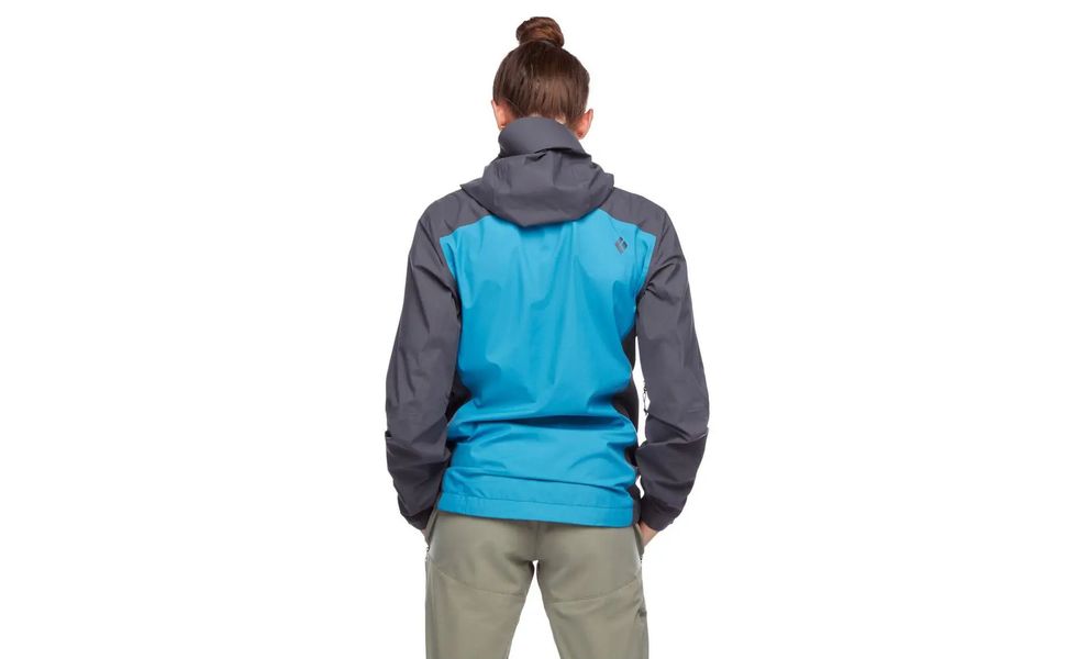 Штормівка жіноча Black Diamond Highline - 745001 (9143/Fjord Blue-Anthracite), Колір виробника: 9143/Fjord Blue/Anthracite, Розмір: S, зображення 4