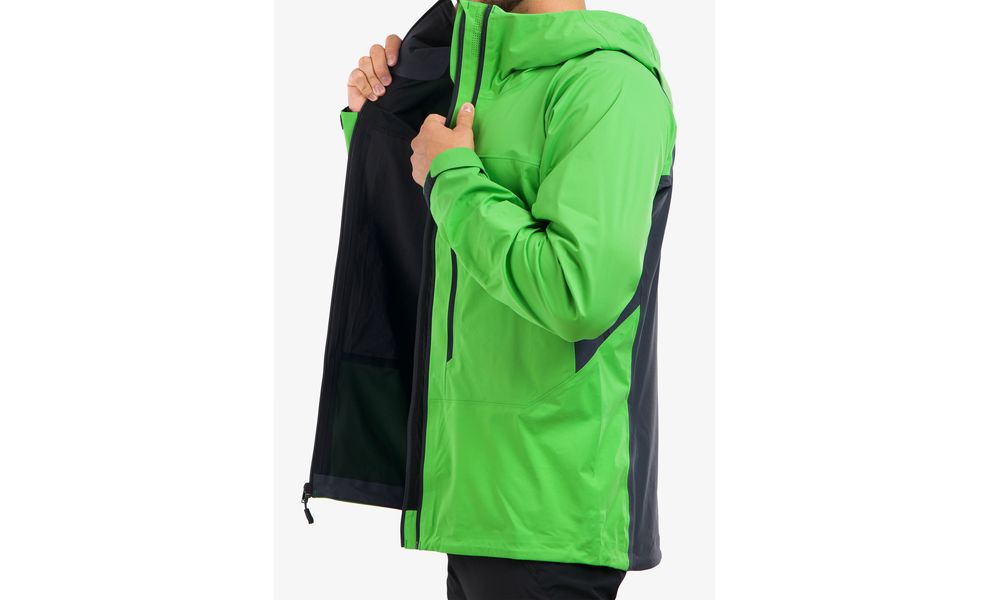 Штормівка чоловіча Black Diamond Dawn Patrol Hybrid - 745004 (3048/Vibrant Green), Колір виробника: 3048/Vibrant Green, Розмір: M, зображення 11