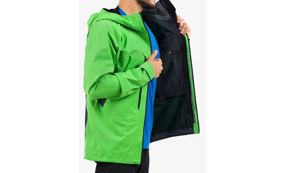 Штормівка чоловіча Black Diamond Dawn Patrol Hybrid - 745004 (3048/Vibrant Green), Колір виробника: 3048/Vibrant Green, Розмір: M, зображення 13