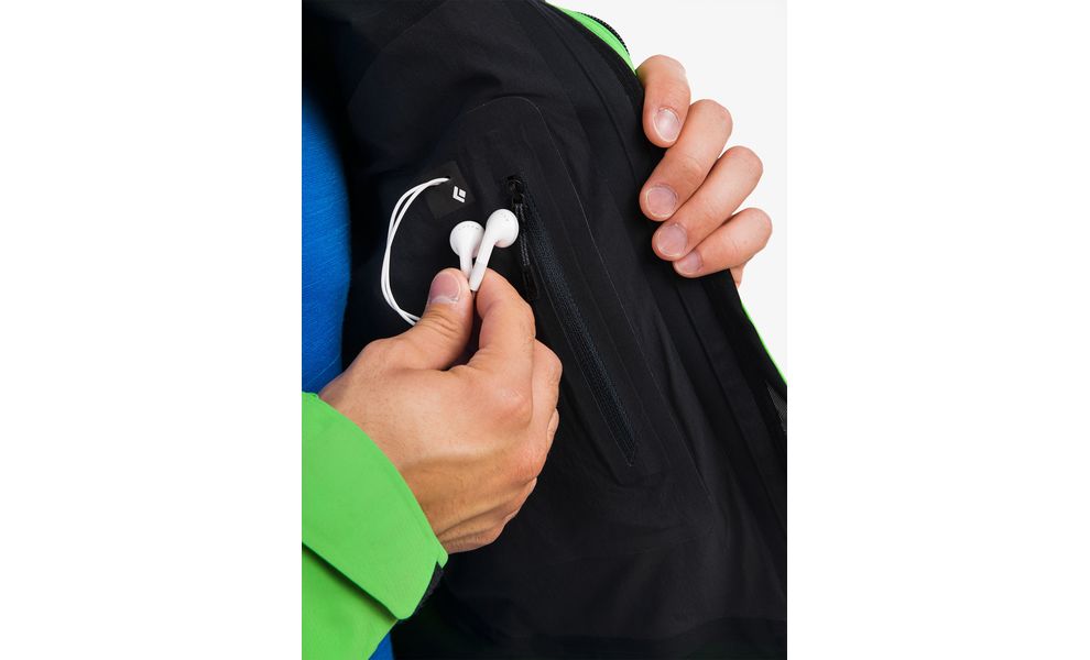 Штормівка чоловіча Black Diamond Dawn Patrol Hybrid - 745004 (3048/Vibrant Green), Колір виробника: 3048/Vibrant Green, Розмір: M, зображення 14