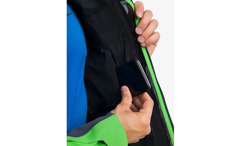 Штормівка чоловіча Black Diamond Dawn Patrol Hybrid - 745004 (3048/Vibrant Green), Колір виробника: 3048/Vibrant Green, Розмір: M, зображення 15