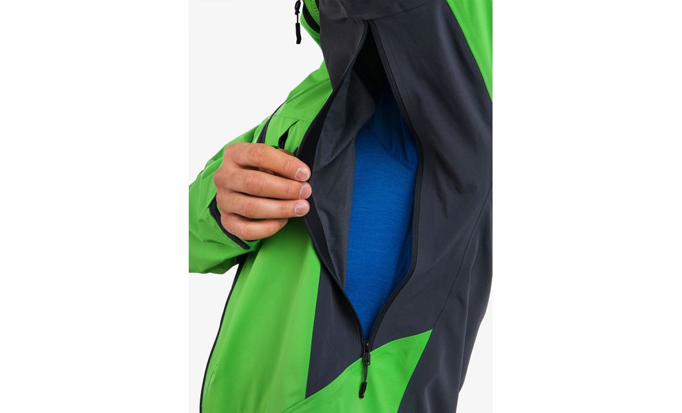 Штормівка чоловіча Black Diamond Dawn Patrol Hybrid - 745004 (3048/Vibrant Green), Колір виробника: 3048/Vibrant Green, Розмір: M, зображення 19