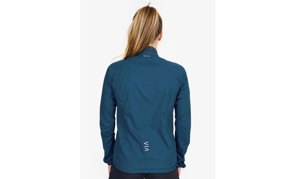 Вітрівка жіноча Montane Featherlite Trail - FFTJA (Cerulean Blue), Колір виробника: Cerulean Blue, Розмір: XS/EU 34, зображення 5