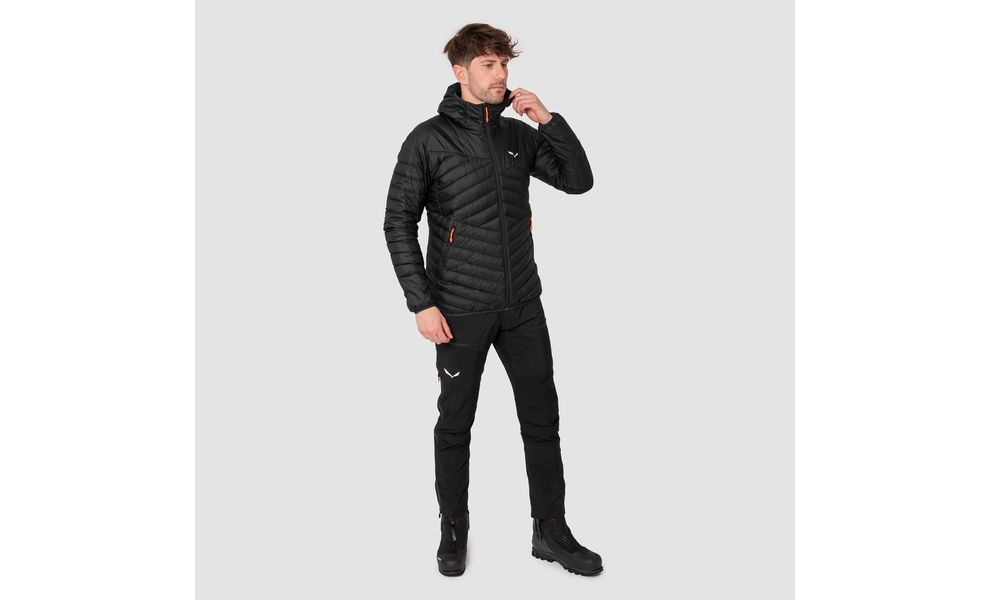 Лайнер чоловічий Salewa Brenta - 27883 (0910/Black Out), Колір виробника: 0910/Black Out, Розмір: 46/S, зображення 7
