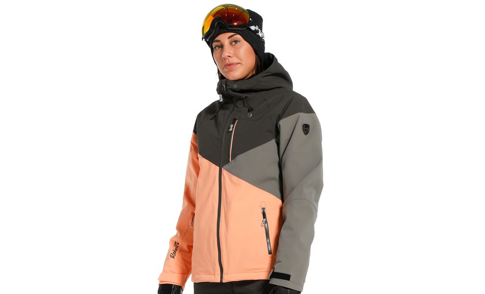 Лижна куртка жіноча Rehall June (8006/Shell Coral), Колір виробника: 8006/Shell Coral, Розмір: M, зображення 3