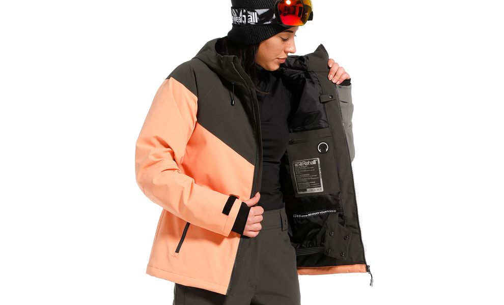 Лижна куртка жіноча Rehall June (8006/Shell Coral), Колір виробника: 8006/Shell Coral, Розмір: XS, зображення 12