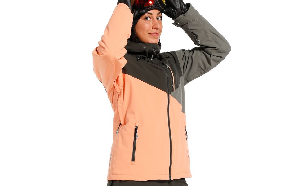 Лижна куртка жіноча Rehall June (8006/Shell Coral), Колір виробника: 8006/Shell Coral, Розмір: S, зображення 5