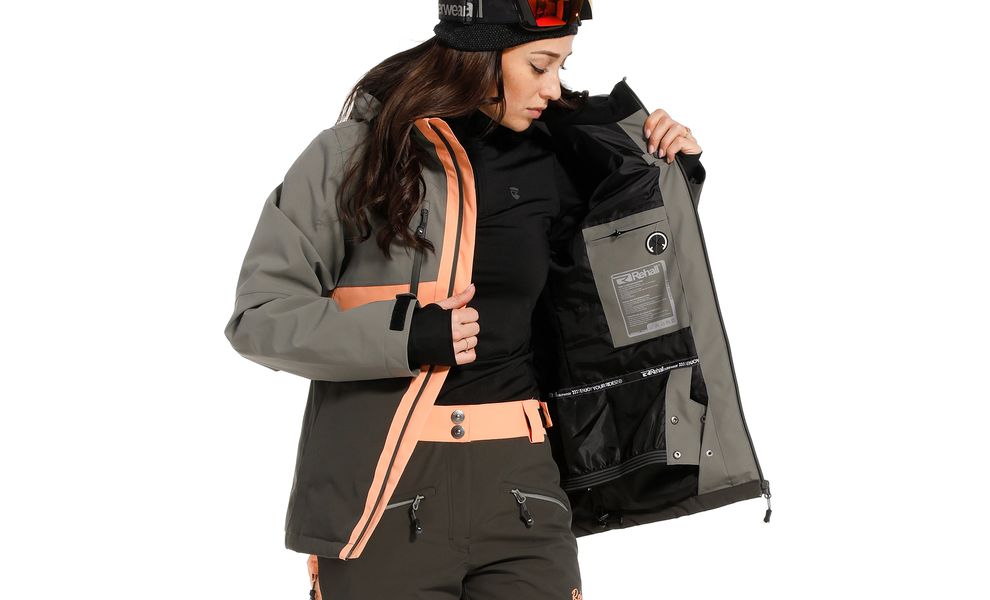 Лижна куртка жіноча Rehall Ricky  (1027/Gunmetal), Колір виробника: 1027/Gunmetal, Розмір: XS, зображення 10