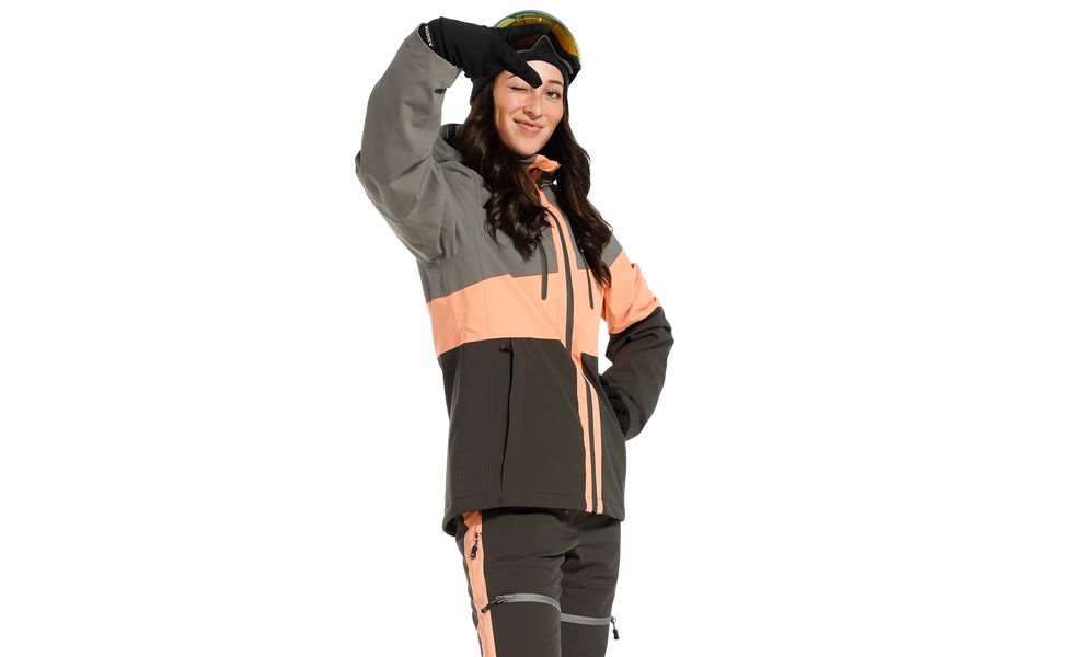 Лижна куртка жіноча Rehall Ricky  (1027/Gunmetal), Колір виробника: 1027/Gunmetal, Розмір: XS, зображення 12