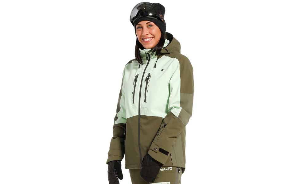 Лижна куртка жіноча Rehall Elly (4038/Pastel Green), Колір виробника: 4038/Pastel Green, Розмір: L, зображення 3