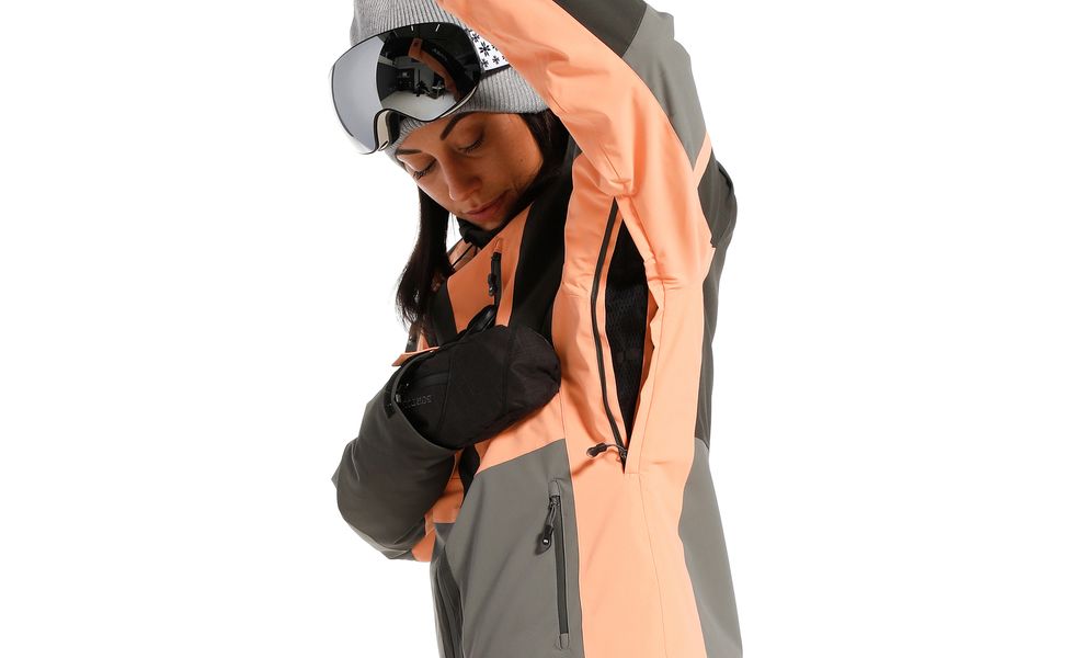 Лижна куртка жіноча Rehall Evy (1027/Gunmetal), Колір виробника: 1027/Gunmetal, Розмір: XS, зображення 11