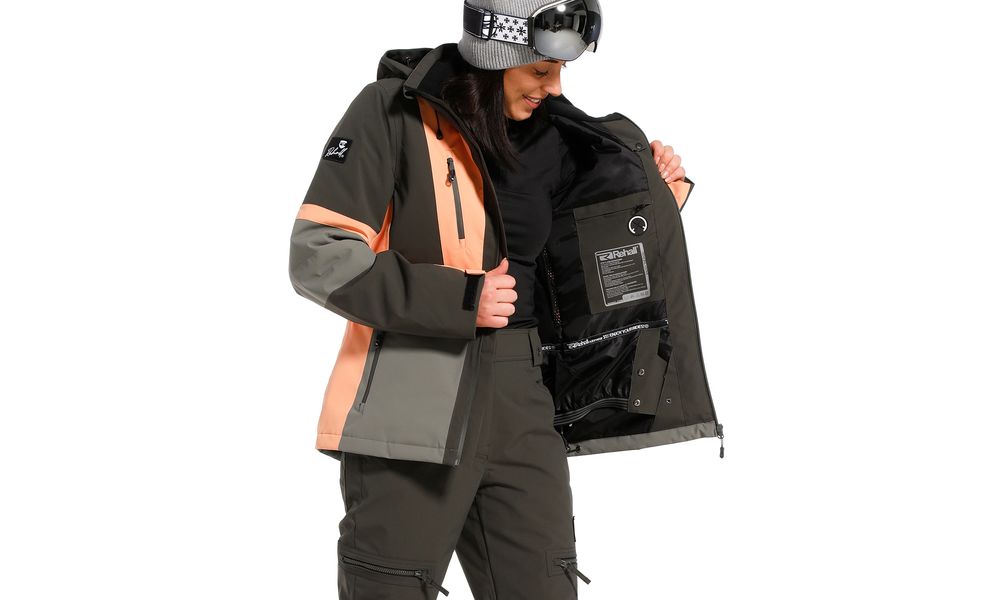 Лижна куртка жіноча Rehall Evy (1027/Gunmetal), Колір виробника: 1027/Gunmetal, Розмір: XS, зображення 12