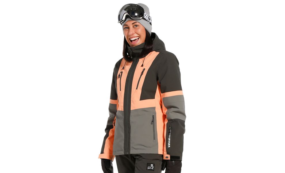 Лижна куртка жіноча Rehall Evy (1027/Gunmetal), Колір виробника: 1027/Gunmetal, Розмір: S, зображення 3