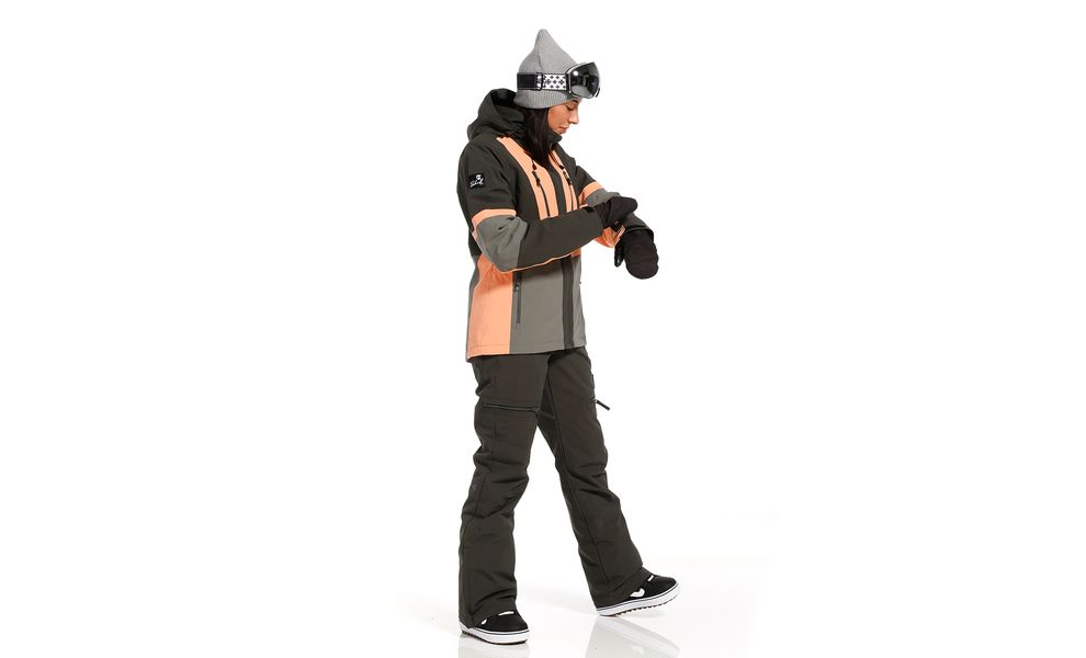 Лижна куртка жіноча Rehall Evy (1027/Gunmetal), Колір виробника: 1027/Gunmetal, Розмір: S, зображення 7