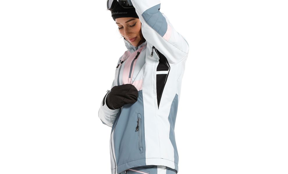 Лижна куртка жіноча Rehall Evy (3036/Ice Blue), Колір виробника: 3036/Ice Blue, Розмір: XS, зображення 10