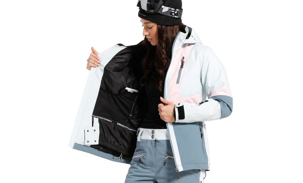 Лижна куртка жіноча Rehall Evy (3036/Ice Blue), Колір виробника: 3036/Ice Blue, Розмір: XS, зображення 11