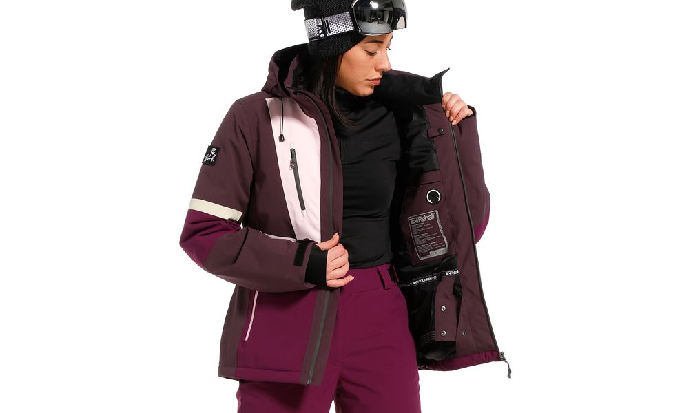 Лижна куртка жіноча Rehall Evy (5016/Plum Perfect), Колір виробника: 5016/Plum Perfect, Розмір: S, зображення 12