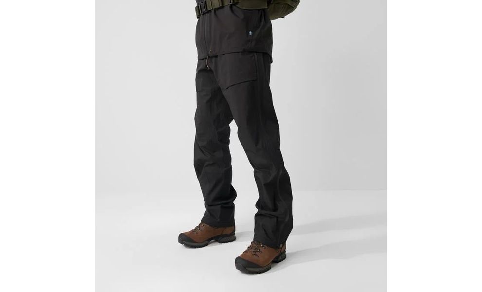 Штани чоловічі Fjallraven Keb Eco-Shell - 82415 (633/Dark Olive), Колір виробника: 633/Dark Olive, Розмір: S, зображення 5