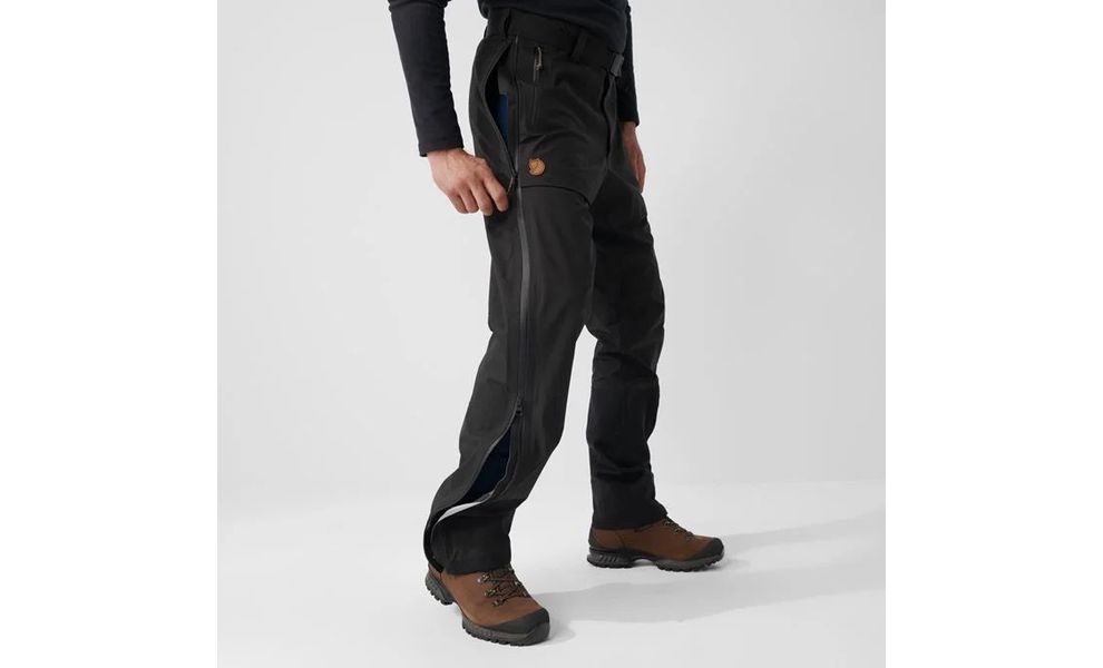 Штани чоловічі Fjallraven Keb Eco-Shell - 82415 (633/Dark Olive), Колір виробника: 633/Dark Olive, Розмір: S, зображення 8