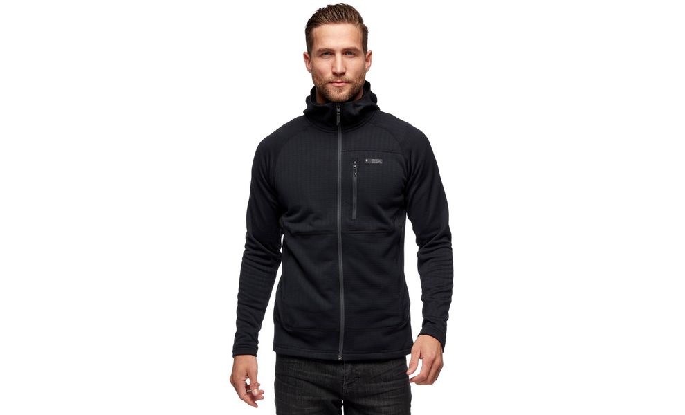 Толстовка чоловіча Black Diamond Factor - 744040 (0002/Black), Колір виробника: 0002/Black, Розмір: XL, зображення 2