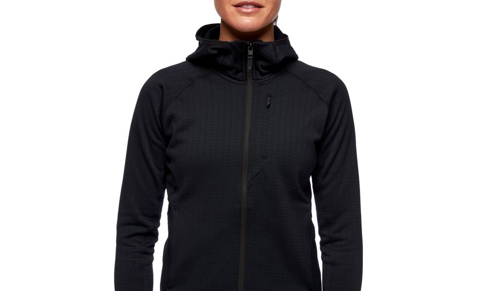 Толстовка жіноча Black Diamond Factor - 744080 (0002/Black), Колір виробника: 0002/Black, Розмір: M, зображення 4