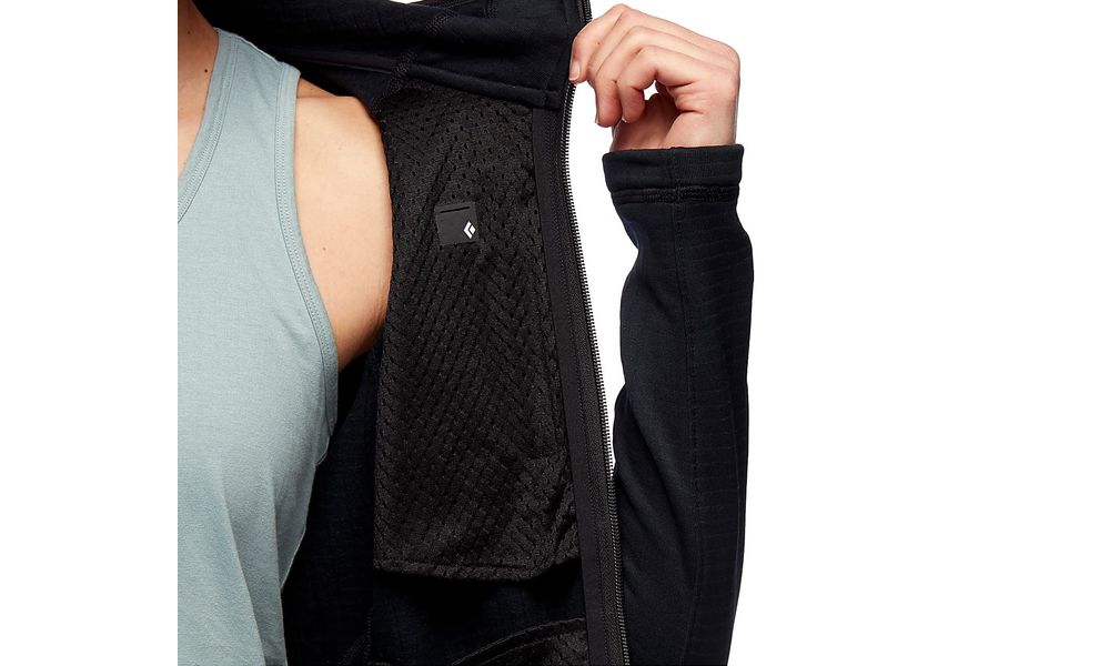 Толстовка жіноча Black Diamond Factor - 744080 (0002/Black), Колір виробника: 0002/Black, Розмір: M, зображення 8