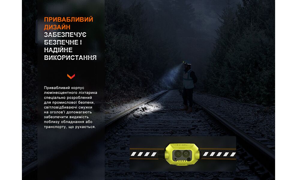 Налобний ліхтар акумуляторний з сенсорним керуванням Fenix WH23R: USB Type-C, зображення 15