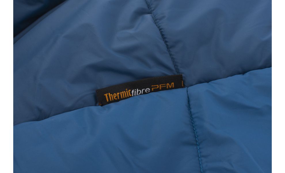 Демісезонний туристичний спальник Pinguin Comfort PFM 175 (Blue) до -7°C: з капюшоном, Максимальний зріст користувача: 175, Колір: Blue, Сторона застібки: ліва, зображення 3