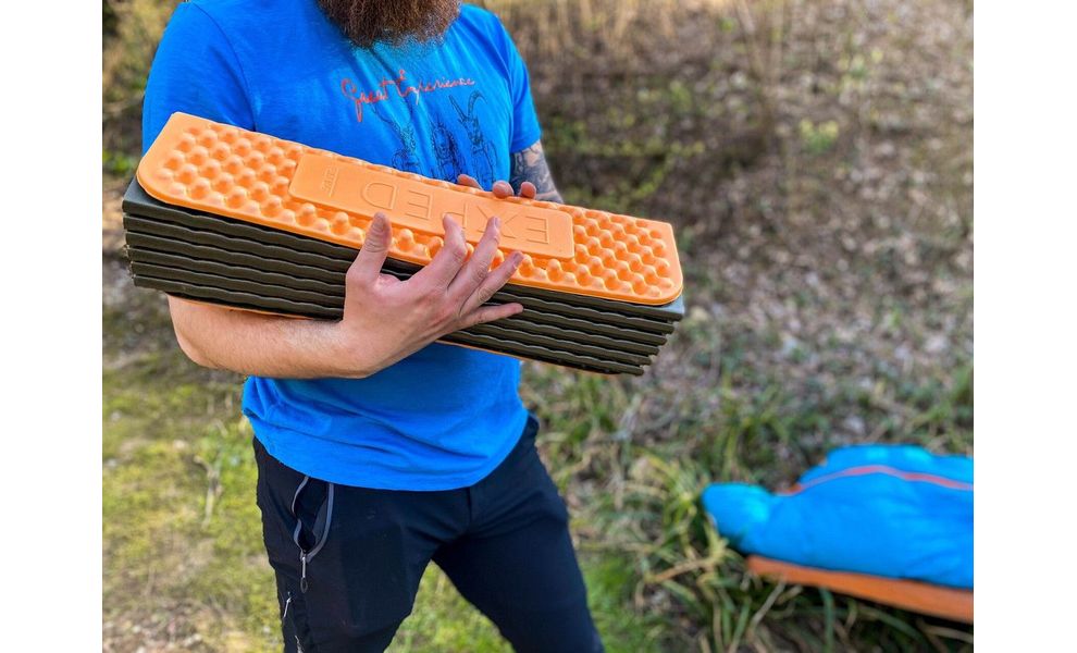 Складний каремат Exped Flexmat - M, Товщина: 1,8, Тип розміру: M, Колір виробника: Lava, зображення 7