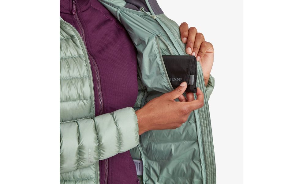 Лайнер жіночий Montane Anti-Freeze Hoodie - FANFH (Pale Sage), Колір виробника: Pale Sage, Розмір: XS/EU 34, зображення 12