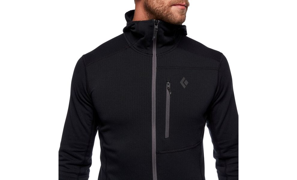 Толстовка чоловіча Black Diamond Coefficient - 744020 (0002/Black), Колір виробника: 0002/Black, Розмір: M, зображення 4