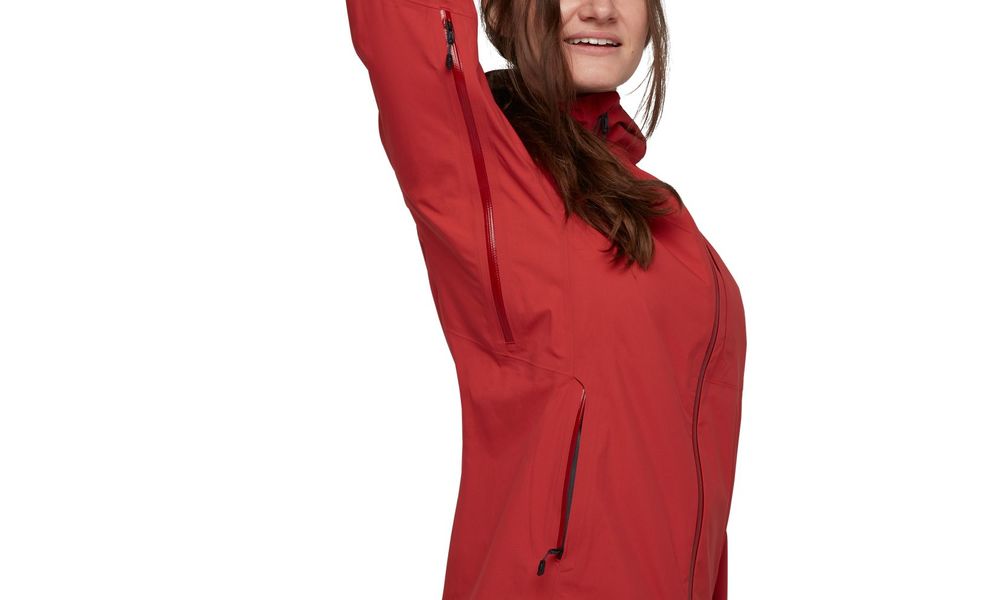 Штормівка жіноча Black Diamond Highline - 745001 (6039/Grenadine), Колір виробника: 6039/Grenadine, Розмір: XS, зображення 6